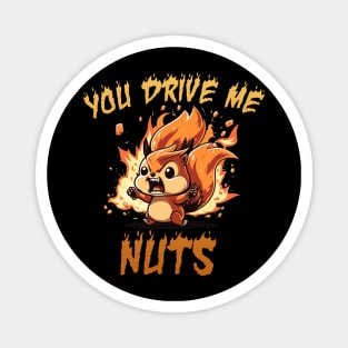 YOU DRIVE ME NUTS Magnet